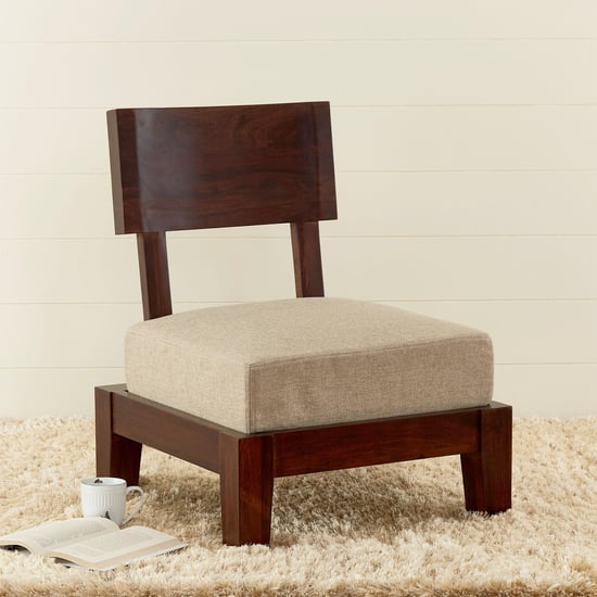 Aarya Sheesham Wood Tea Chair - Brown