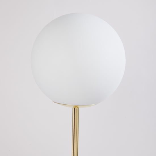 Fiesta Sphere Marble and Glass Table Lamp