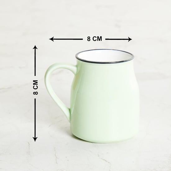 Corsica Set of 6 Bone China Small Coffee Mugs - 180ml