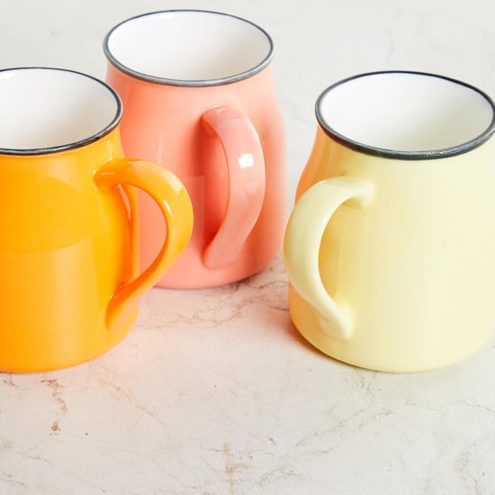 Corsica Set of 6 Bone China Small Coffee Mugs - 180ml