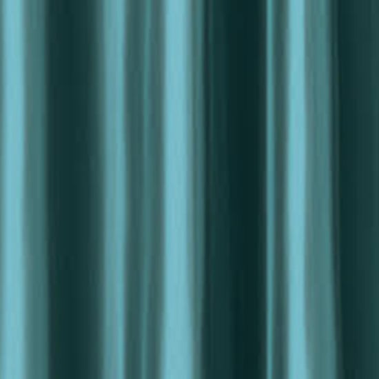 Corsica Teal Solid Micro Satin Curtain  - Set of 2