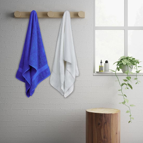 SPACES Atrium-Colorfas 480 GSM Cotton Bath Towel - Set Of 2