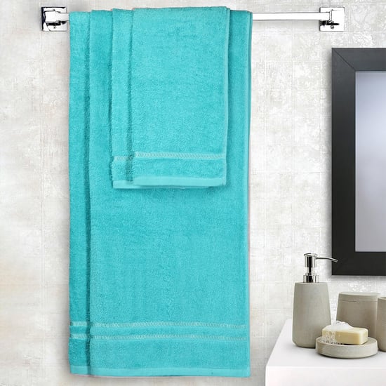 SPACES Seasons Best Quick Dry Solid Cotton Towels - Set of 4