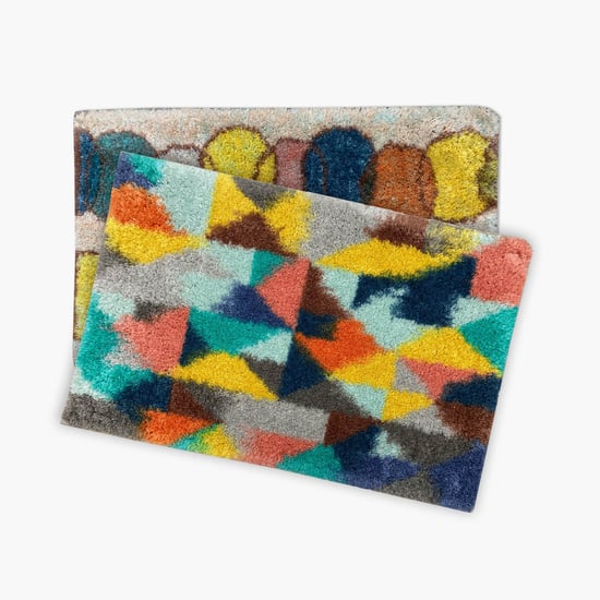 SPACES Atrium Plus Patterned Door Mat - Set of 2 - 39 x 60 cm