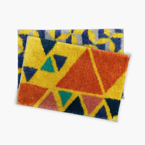 SPACES Atrium Plus Patterned Door Mat - Set of 2 - 39 x 60 cm