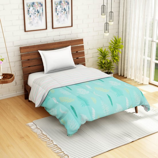 SPACES Welhome Unwinders Printed Single Bed Quilt - 150 x 220 cm