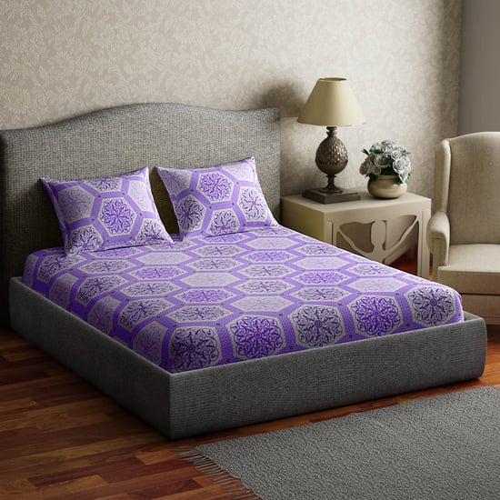 SPACES Welhome Snapshot 3-Pc. Double Bedsheet Set - 220 x 274 cm