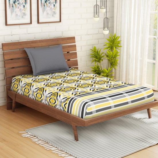 SPACES Atrium Printed 2-Pc. Single Bedsheet Set- 152 x 224 cm