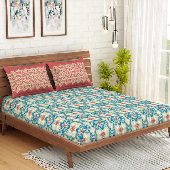 SPACES Core Jubliance Printed 3-Pc. Double Bedsheet Set - 254 x 274 cm