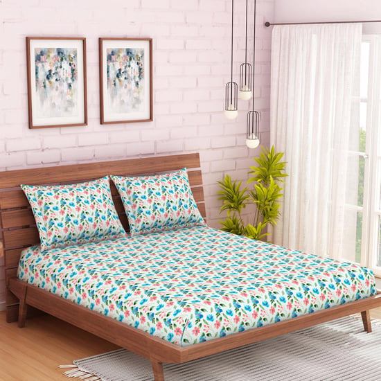 SPACES Core Jubliance Printed 3-Pc. Double Bedsheet Set - 254 x 274 cm