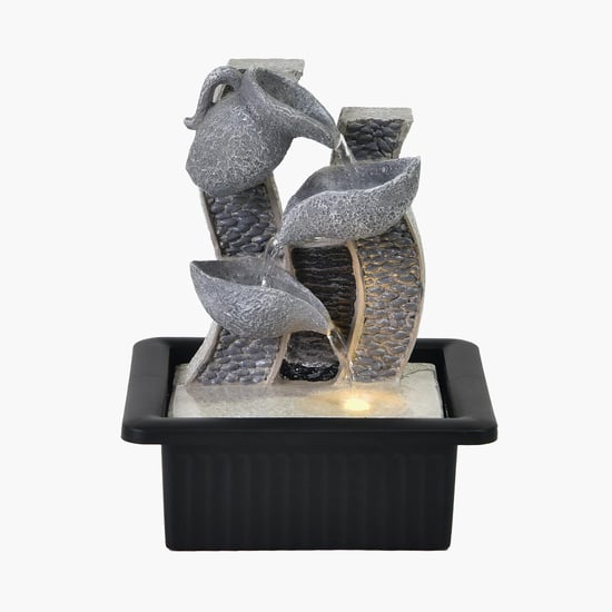 Corsica Cascade Polyresin Modern Fountain - 21x17x25cm