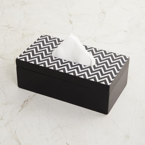 Andrey Wood Tissue Holder - 24x13x8cm