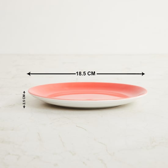 Corsica Alton Set of 6 Bone China Snack Plates - 18.5cm