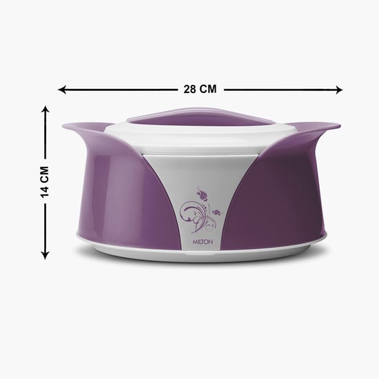 MILTON Multicolour Solid Polypropylene Casserole with Lid