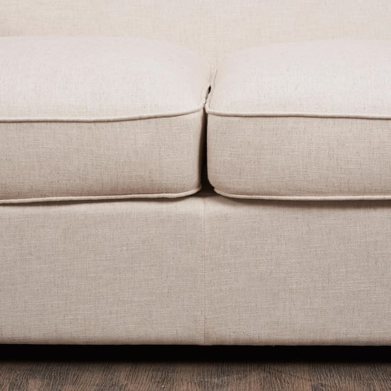 Cane Connection Fabric 2-Seater Sofa - Beige