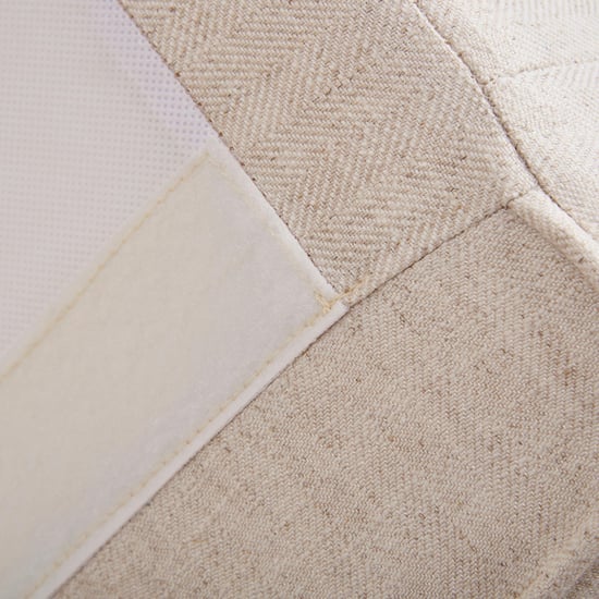Cane Connection Fabric 2-Seater Sofa - Beige