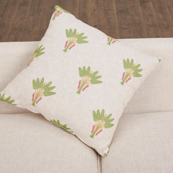 Cane Connection Fabric 2-Seater Sofa - Beige