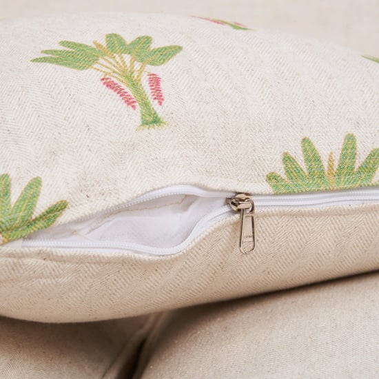 Cane Connection Fabric 2-Seater Sofa - Beige