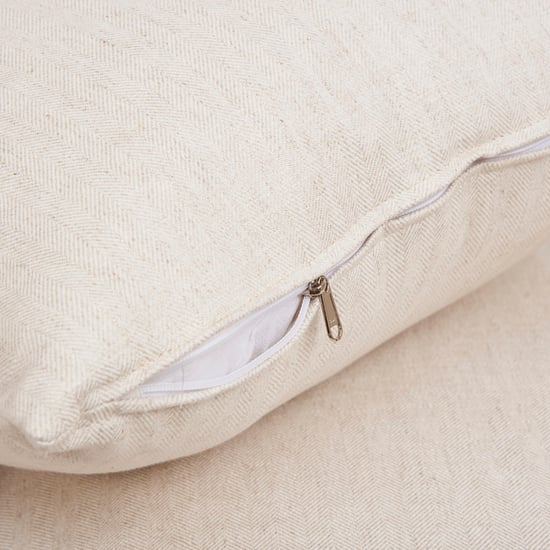 Cane Connection Fabric 2-Seater Sofa - Beige
