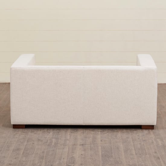 Cane Connection Fabric 2-Seater Sofa - Beige