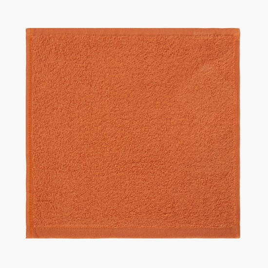 MASPAR Hermosa Jeneth Orange Solid Face Towel - 30x30 cm