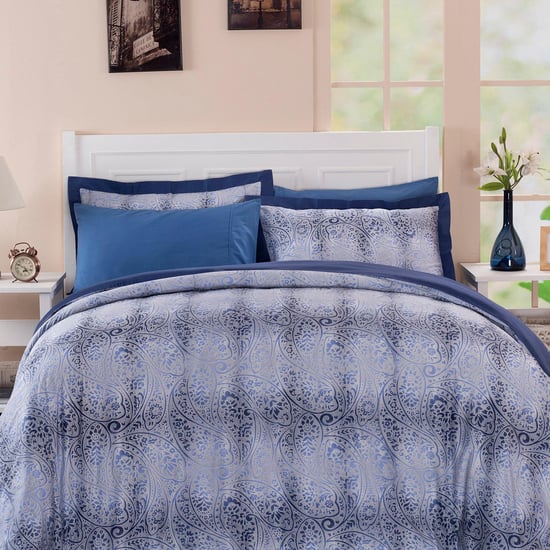 MASPAR Folklore Transition Blue Ombre Bonanza Duvet Cover - 150 GSM