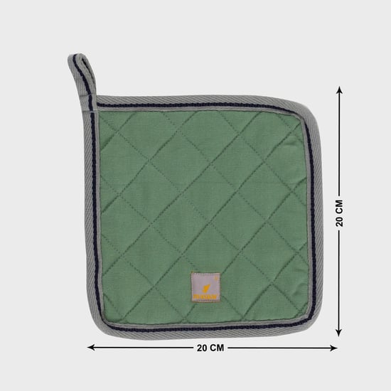 MASPAR Aspire Green Cotton Holder Set - 20x20cm - 2Pcs