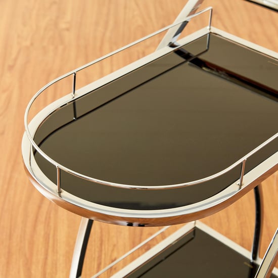 Henry Serving Trolley - Chrome