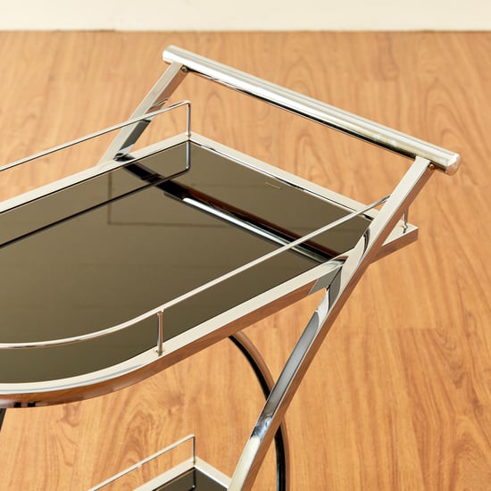 Henry Serving Trolley - Chrome