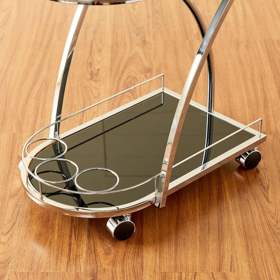 Henry Serving Trolley - Chrome