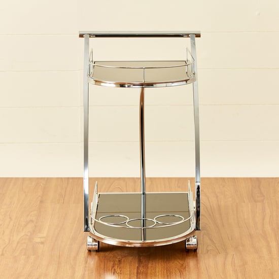 Henry Serving Trolley - Chrome