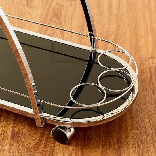 Henry Serving Trolley - Chrome