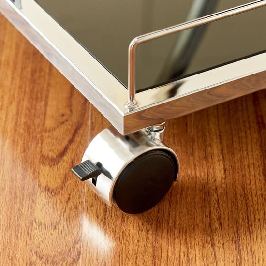 Henry Serving Trolley - Chrome
