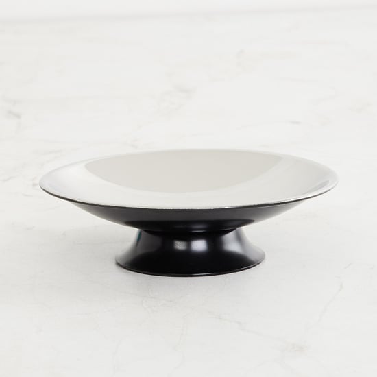 Grey Radance Black Freestanding Metal Soap Dish