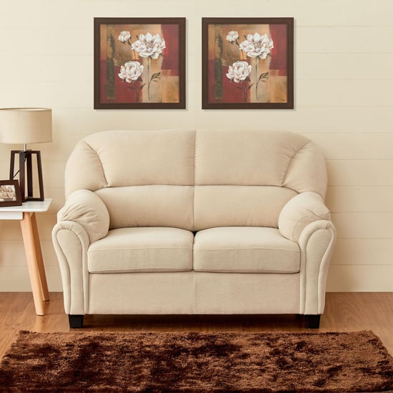Celine Fabric 2-Seater Sofa - Beige