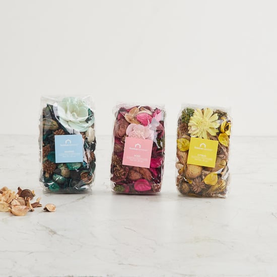 Spinel Multicolour Dried Leaves And Flowers Potpourri Pouch - Set of 3