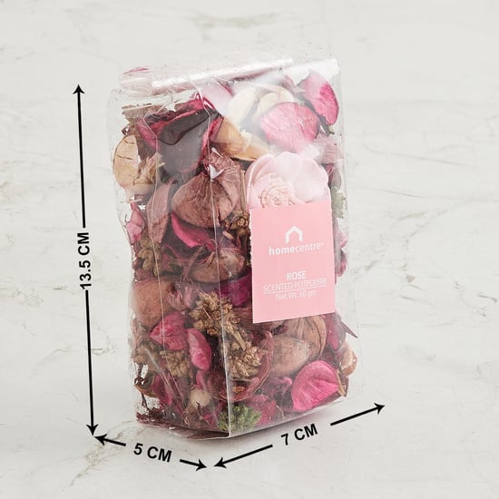 Spinel Multicolour Dried Leaves And Flowers Potpourri Pouch - Set of 3