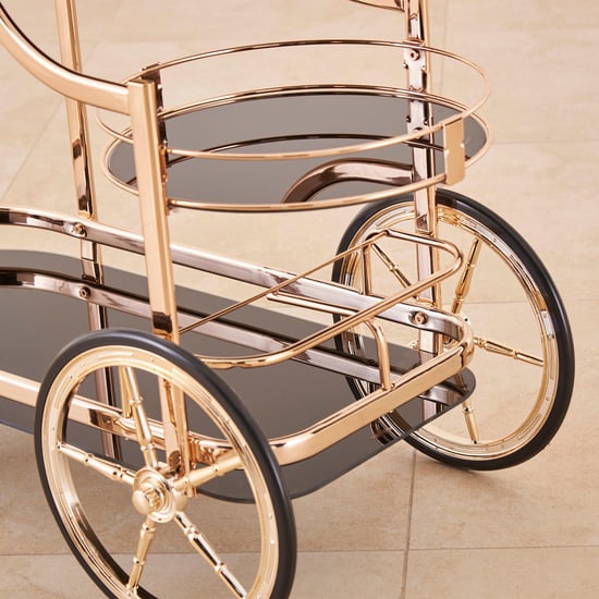 Zola Serving Trolley - Gold