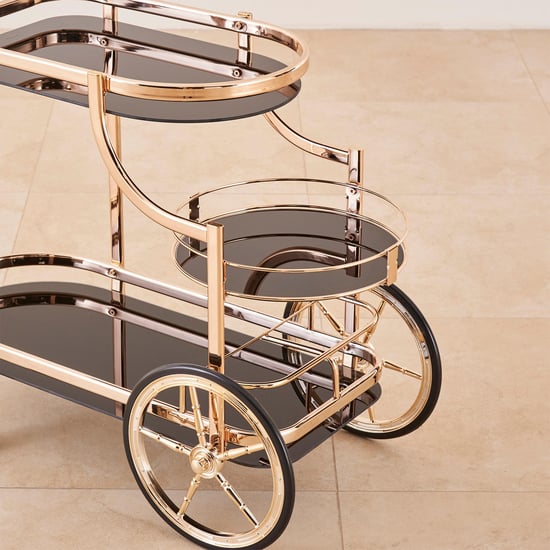 Zola Serving Trolley - Gold