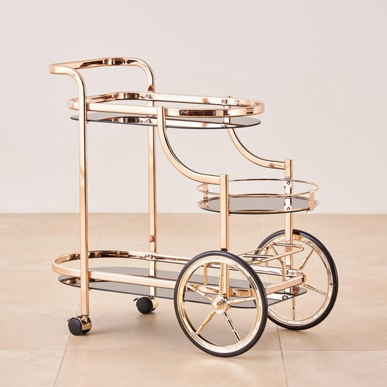 Zola Serving Trolley - Gold