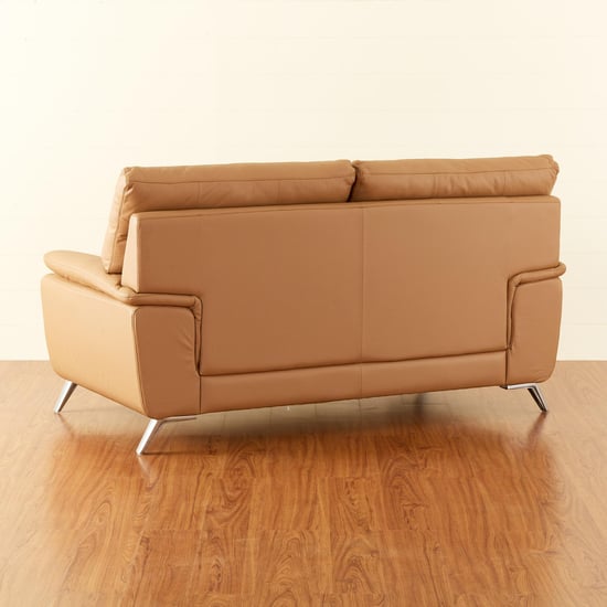 Neptune Vienna Leather 2-Seater Sofa - Brown
