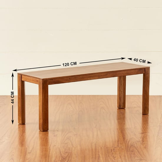 Cane Connection Mango Wood Dining Bench - Brown