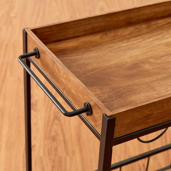 Ajax Serving Trolley - Brown