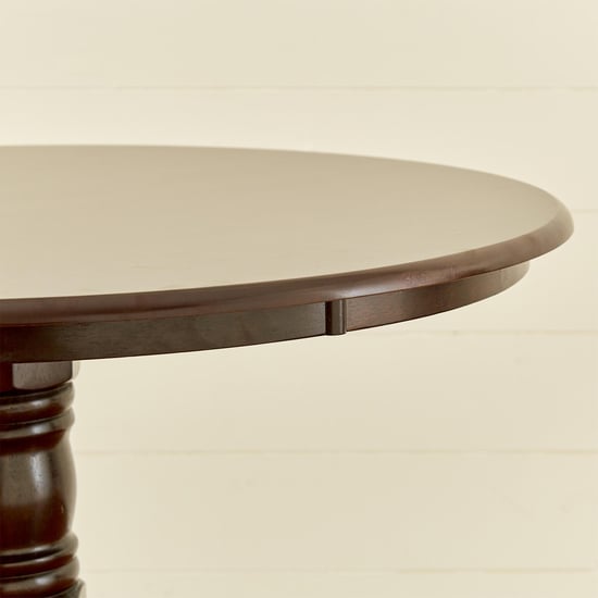 Cleo Rubber Wood 4-Seater Dining Table - Brown