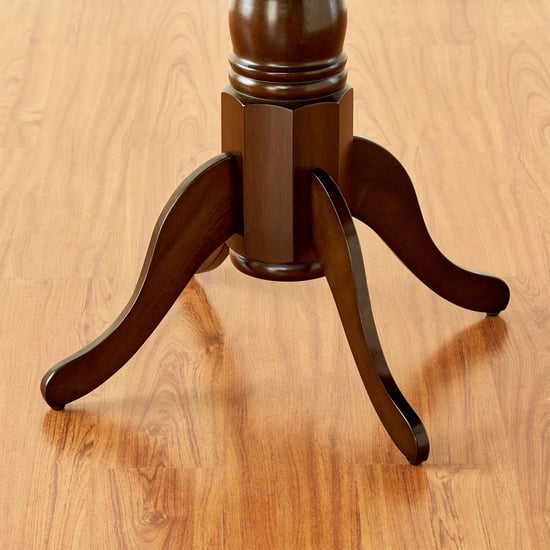 Cleo Rubber Wood 4-Seater Dining Table - Brown