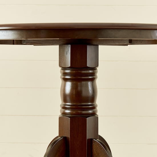 Cleo Rubber Wood 4-Seater Dining Table - Brown