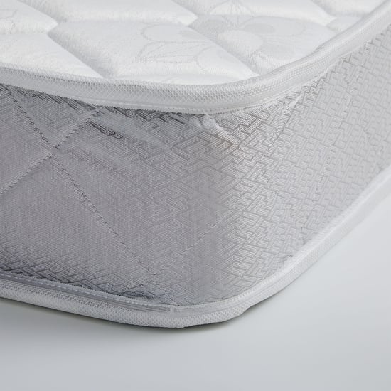 Restomax Pro 4+2 Inches Bonnel Spring Queen Mattress with Memory Foam, 150x195cm - Grey