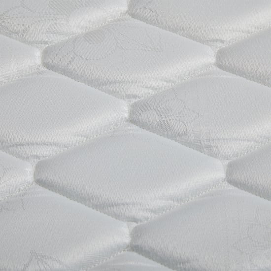 Restomax Pro 4+2 Inches Bonnel Spring Queen Mattress with Memory Foam, 150x195cm - Grey