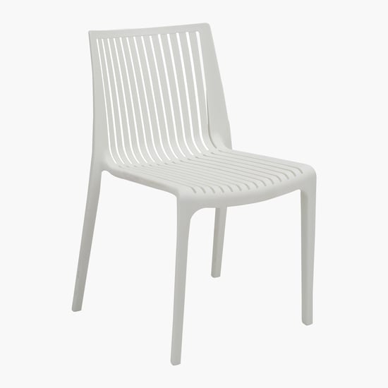 Ella Polypropylene Outdoor Chair - White