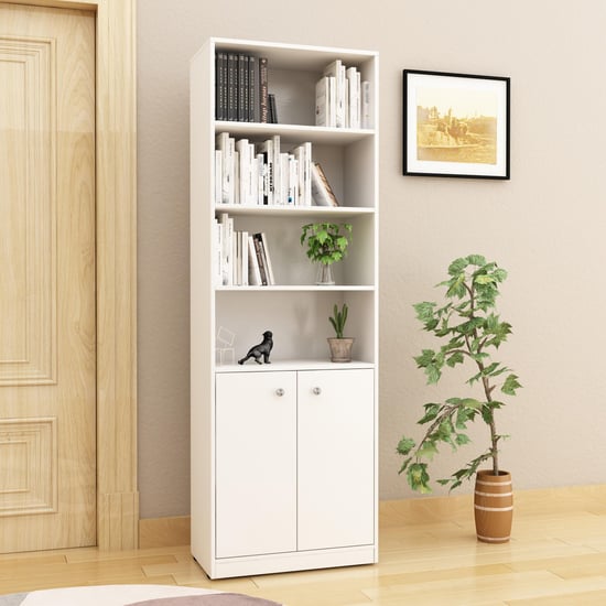 Helios Reynan Book Cabinet - White